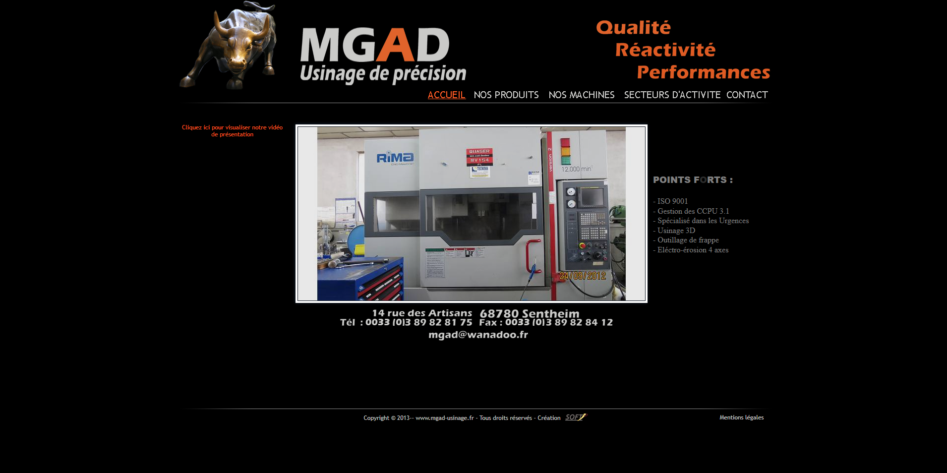 site MGAD par softup